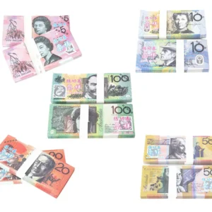 Australian Dollar AUD Specimen Training Banknotes Paper Money Movie Props