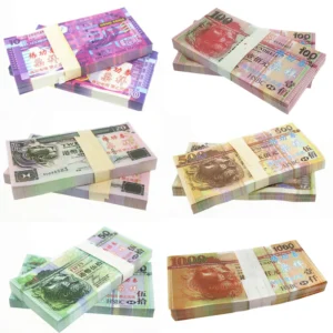 HKD Hong Kong Dollar Banknotes Paper Play Money Movie Props
