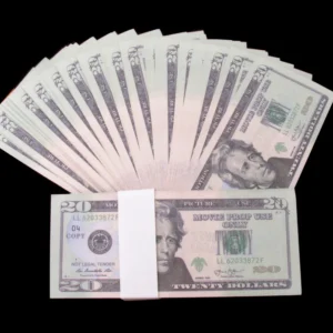 $2,000 Full Print New Series Prop Money Double Sided Bills Stack