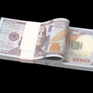 $10,000 Full Print New Series Prop Money Double Sided Bills Stack