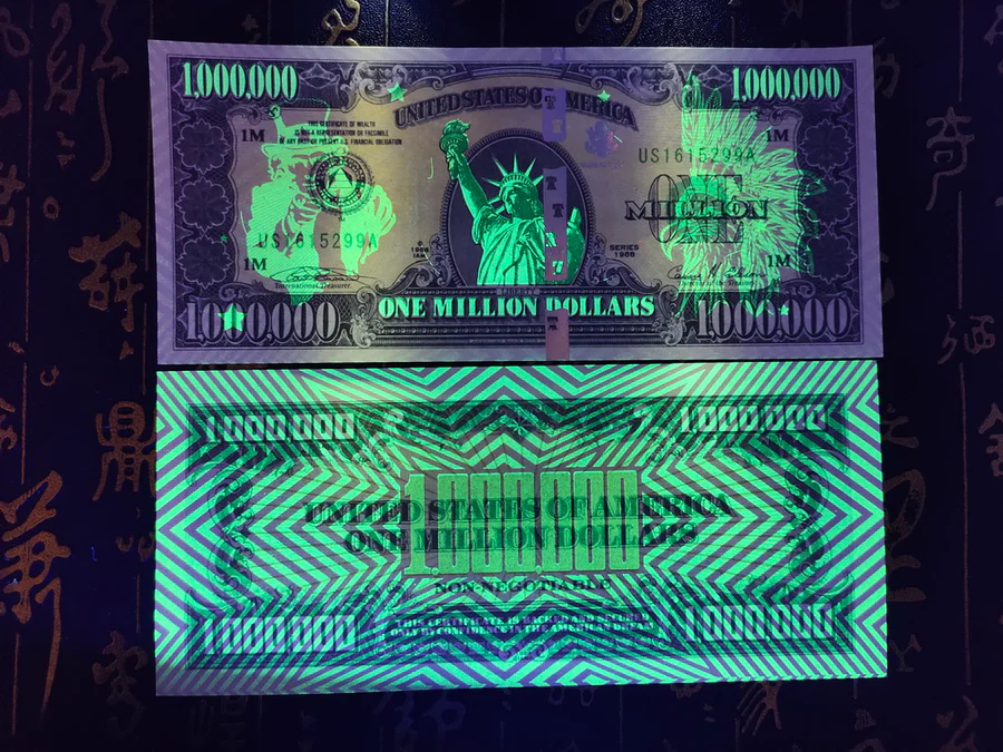 100 Pcs Of One Million Dollars US Statue Of Liberty Novelty Notes Banknotes Paper Money UNC Stack - Image 3