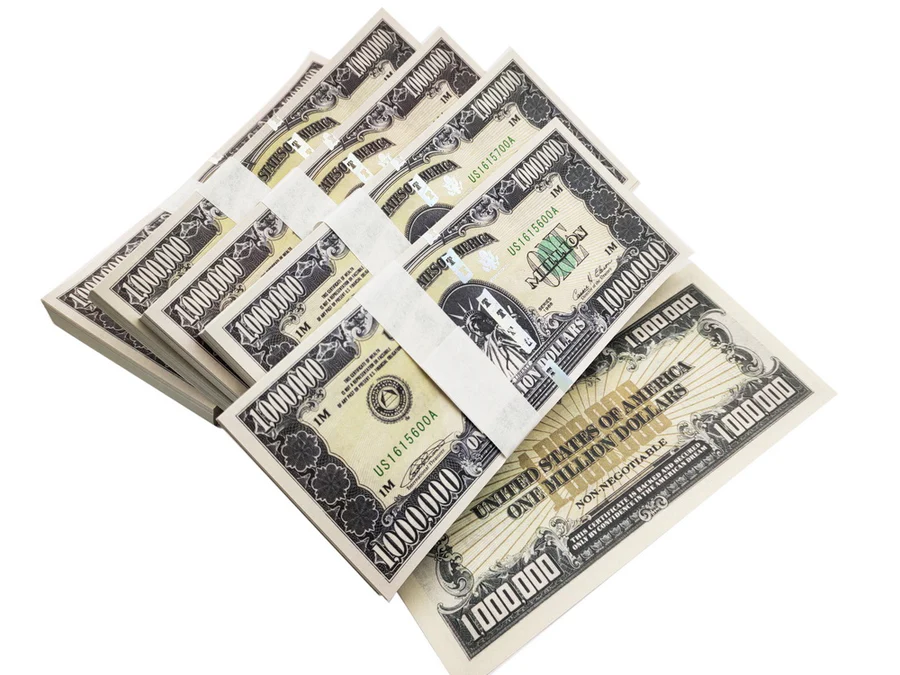 100 Pcs Of One Million Dollars US Statue Of Liberty Novelty Notes Banknotes Paper Money UNC Stack - Image 6