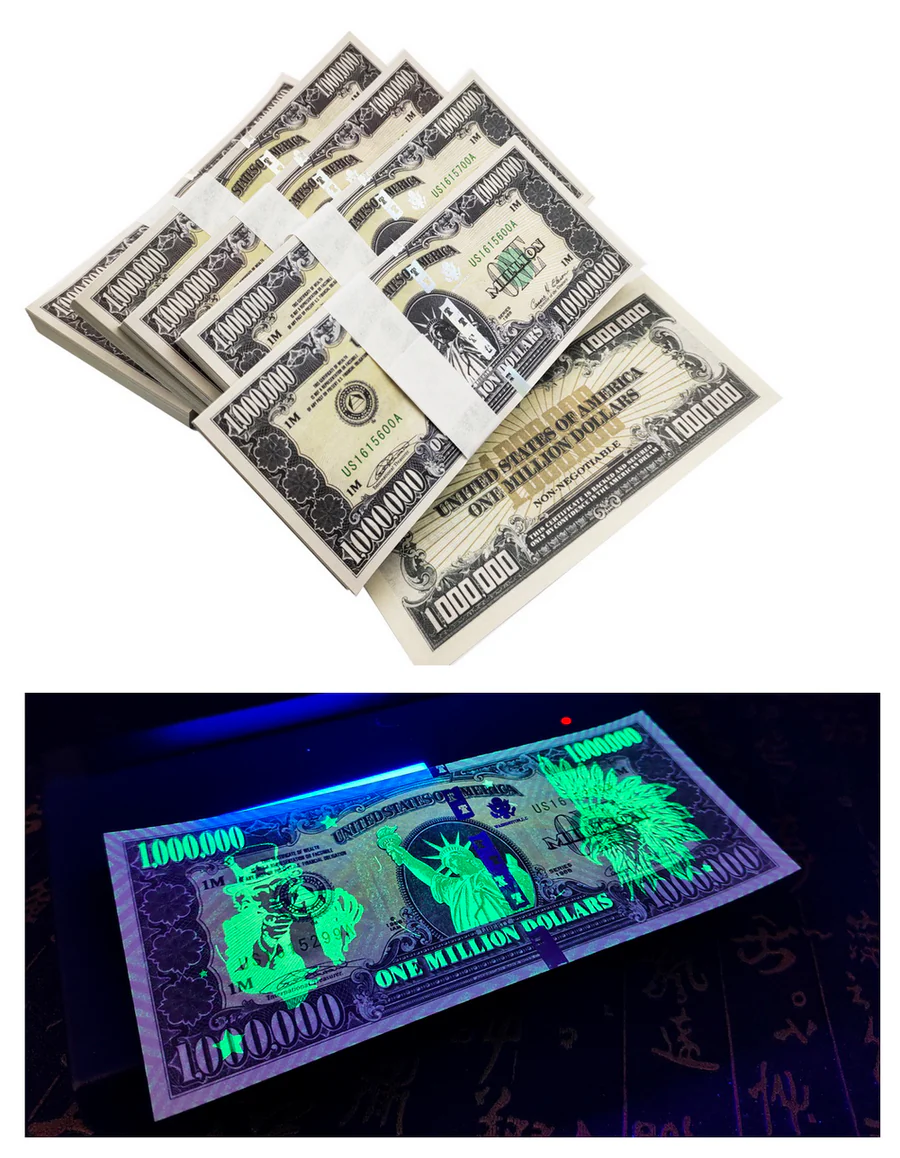 100 Pcs Of One Million Dollars US Statue Of Liberty Novelty Notes Banknotes Paper Money UNC Stack