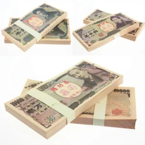 Japanese Yen JPY Banknotes Paper Play Money Movie Props