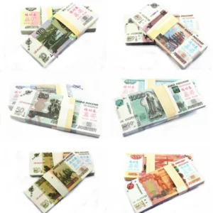 Russian Ruble Banknotes Paper Play Money Movie Props